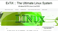 Desktop Screenshot of extix.se